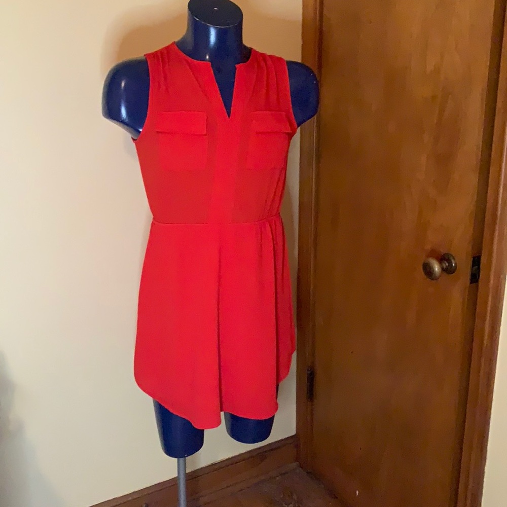 Monteau red casual dress